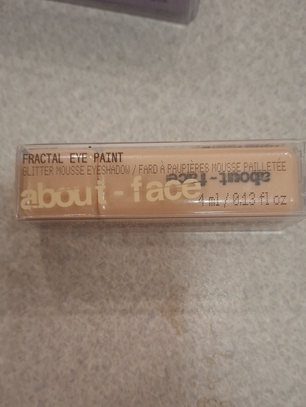 :) Fractal Eye Paint Glitter Mousse Eyeshadow -TIN PAN ALLEY (BEIGE)
